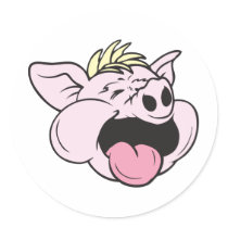 Piggy!  Customizable! stickers