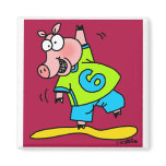 Piggy Dancing Fridge Magnet