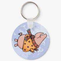 piggy in sweater keychains