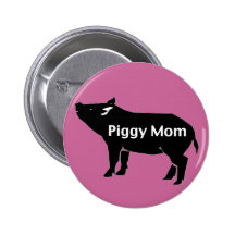 Piggy Mom Pin