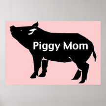 Piggy Mom Print