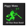 Piggy Moto Logo Magnet