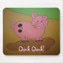 Piggy Mousemat mousepads by charlie_ducky Piggy Mousemat mousepads