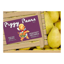 Piggy Pears posters by ElainePlesser Piggy Pears posters
