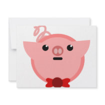 piggy pig invitations