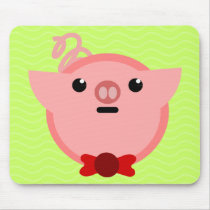 piggy pig mousepads