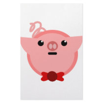 piggy pig stationery