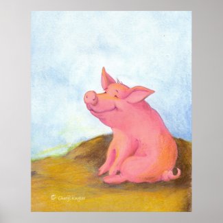 Piggy Pinkles / Artist Print print