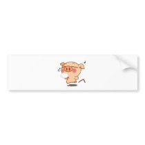 Piggy Pirouettes bumper stickers