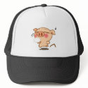 Pirouettes porcines casquettes