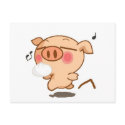 Pirouettes porcines cartes postales