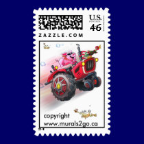 Piggy Postage Stamp