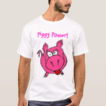 Piggy Power t-shirts
