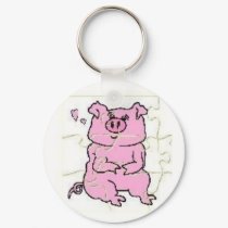 PIGGY PUZZLE KEYCHAIN by SUNZUP4U PIGGY PUZZLE KEYCHAIN