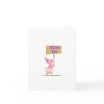 Piggy Thank You Card