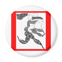 piggyback refrigerator magnet
