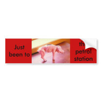 piggybank, Just been to the petrol station. bumper stickers by dezign_boyz piggybank, Just been to the petrol station. bumper stickers