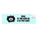 piggybank, Obama,get your hands out of my piggy... bumper stickers