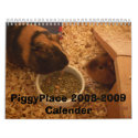 PiggyPlace 2008-2009 Calender calendars