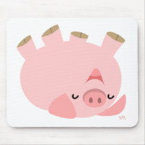 Piggy's having fun mousepad by Lioness_Graphics Piggy's having fun mousepad