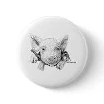 Piglet Pinback Buttons
