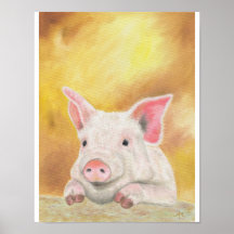 Piglet print 11"x14"