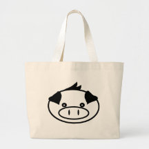 PigPig Tote Canvas Bag