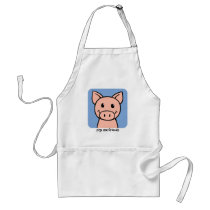Pigs Are Friends aprons