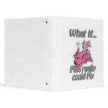 Pigs Fly 3 Ring Binders