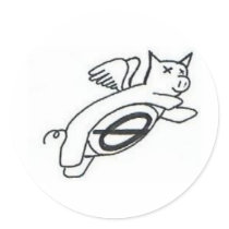 Pigs Fly Sticker