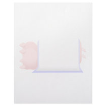 Pigs In A Blue Blanket Personalized Letterhead