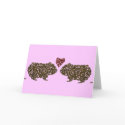 Pigs in Love Greeting Card by mypiggie Pigs in Love Greeting Card