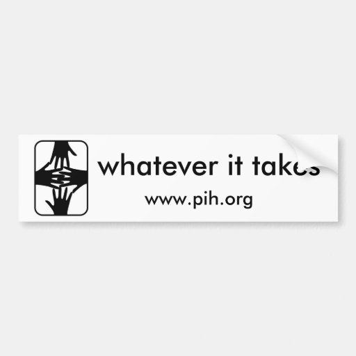 PIH Bumper Sticker