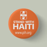 PIH Stand With Haiti Button
