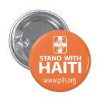 PIH Stand With Haiti Button
