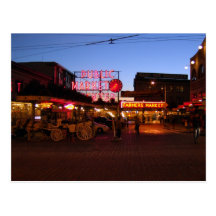 Pike Market Seattle, USA Postcard