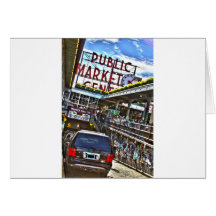 Pike Place Market Card