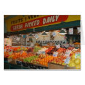 Pike Place Market Fruit Stand cards by SeattleImagery Pike Place Market Fruit Stand cards