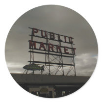Pike Place Market In Seattle Sticker