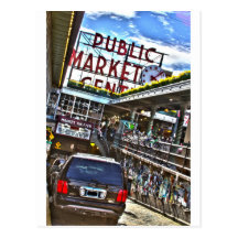 Pike Place Market Post Card