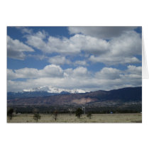 Pikes Peak Clouds Card cards