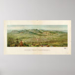 Pikes Peek Panorama, Colorado 1890 Print