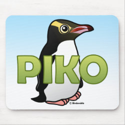 Piko, the Yellow-eyed Penguin Mousepad