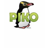 Piko, the Yellow-eyed Penguin American Apparel Fitted T-Shirt