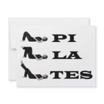 Pilates figures! invitations