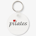 Pilates Keyring keychains