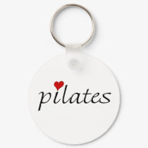 Pilates Keyring keychains