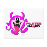 Pilates Naked Postcard