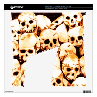 Pile-O-Skulls (aged) Decal For Xbox 360 S