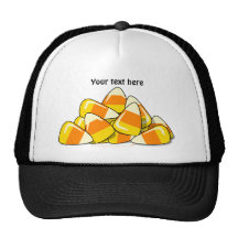 Pile of Candy Corn Halloween Template Hats